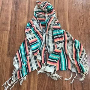 Never worn hooded cardigan